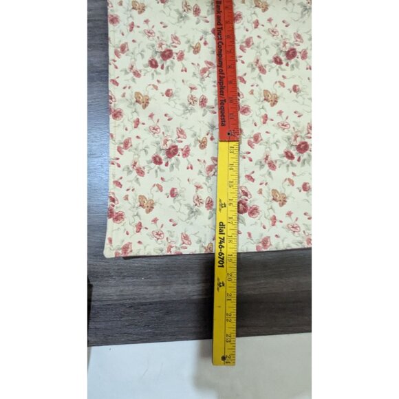 Waverly Garden Room Floral & Striped Reversible  placements  & napkins set of 4 - Picture 6 of 8